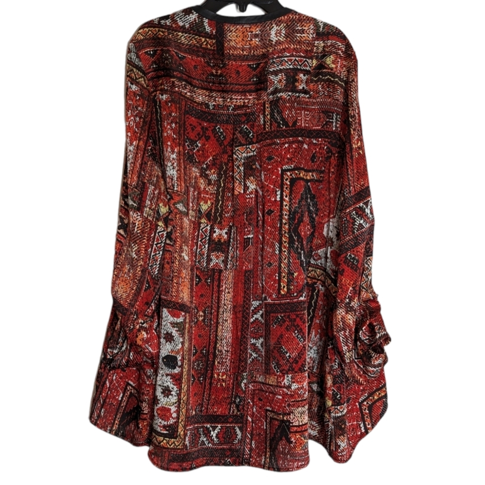 Rafaella Multicolor Red and Black Tunic Size‎ XL - Picture 7 of 7